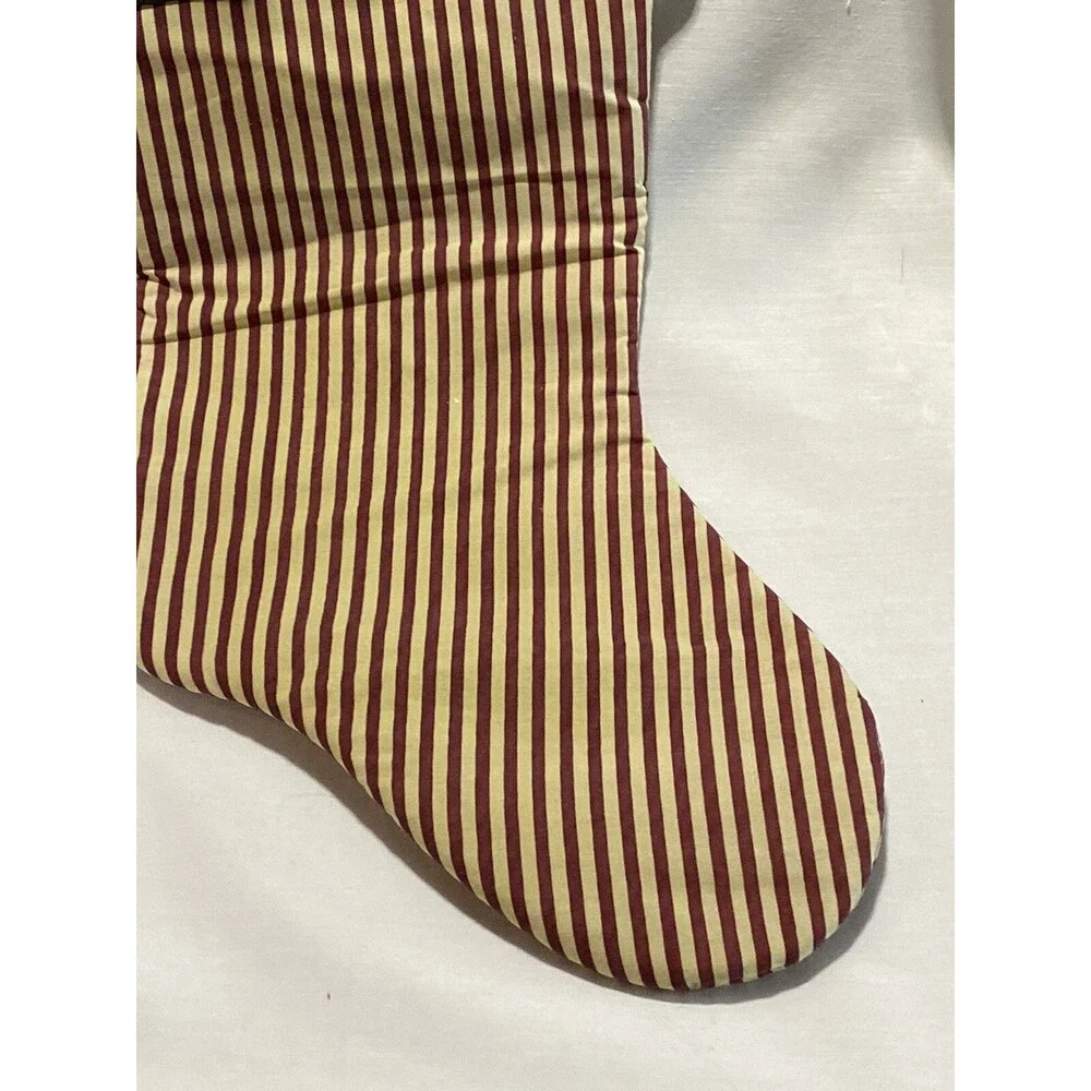 Stocking Christmas Patriotic Americana Flag Stars & Stripes Xmas Decor 18”